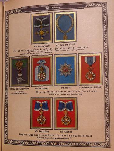 Ordens medals and medals from knighthood 1190 to 1920s book album