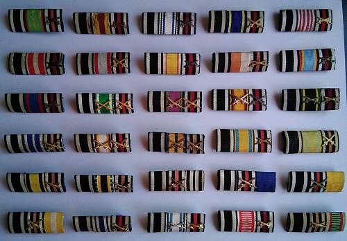 My Kaiserreich ribbon bar collection