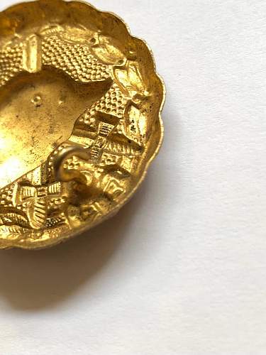 WW1 Imperial Gold Wound Badge help...