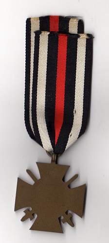 Cross of honour 1914-1918