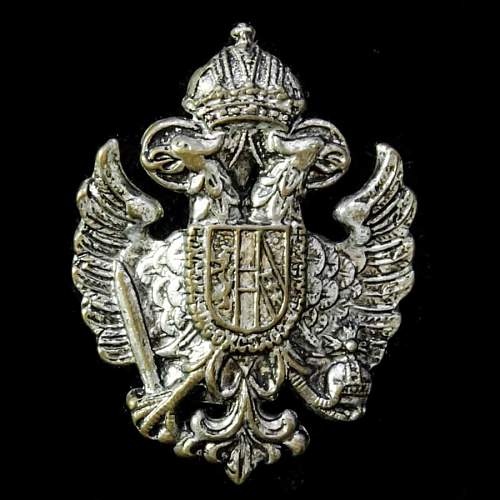 Austro-Hungarian Or Imperial Russian Army Officer’s Cap Badge ww1?