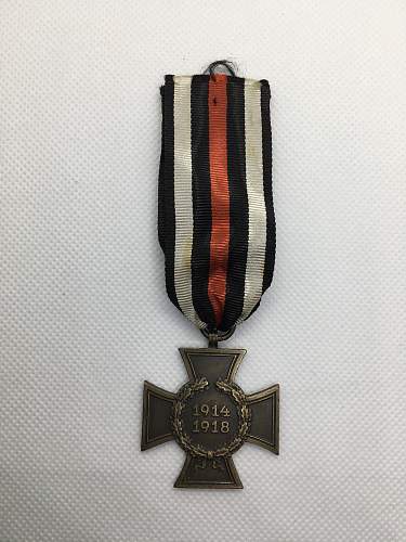 WW1 German medal