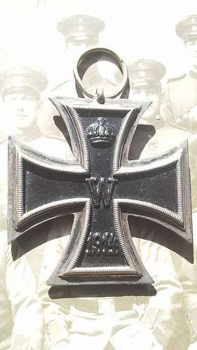1914 Eisernes Kreuz 2 Klasse Ring Stamped