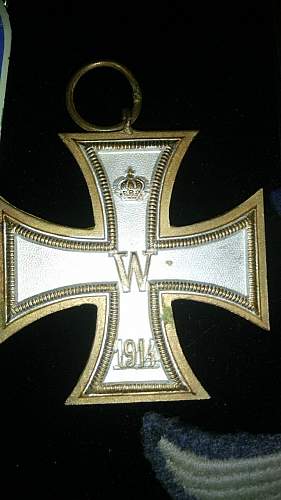 White/Gold Iron Cross