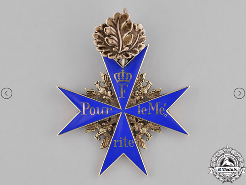 ,000 Pour-Le-Mérite With Oak Leaves