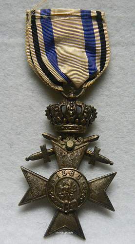 Bavarian Militär-Verdienstkreuz 2nd Klasse with Crown, and Swords