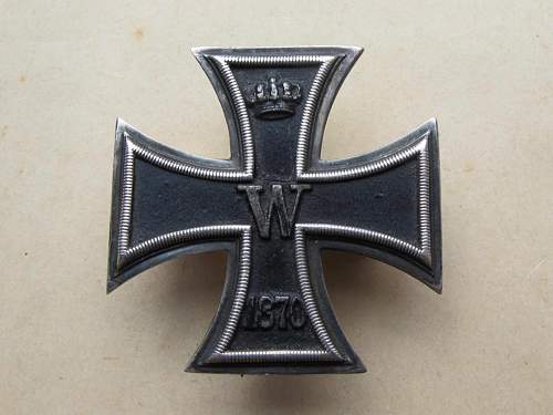 1 Weltkrieg Eisernes Kreuz 2 von 1870 - Original Datumverleihung?