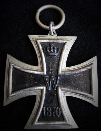 1 Weltkrieg Eisernes Kreuz 2 von 1870 - Original Datumverleihung?