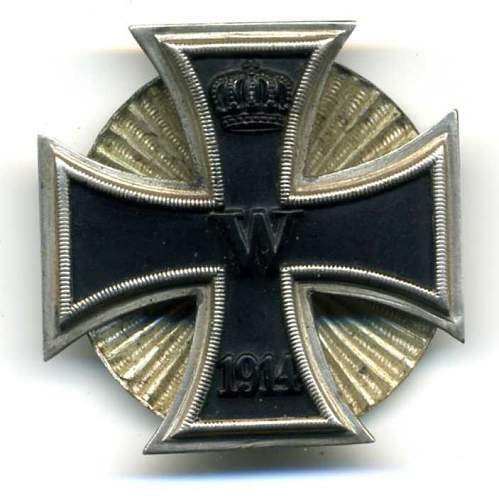 1914 Eisernes Kreuz 1. Klasse