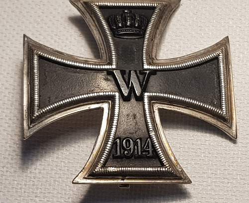 1914 Eisernes Kreuz 1 Klasse, assist with maker if possible