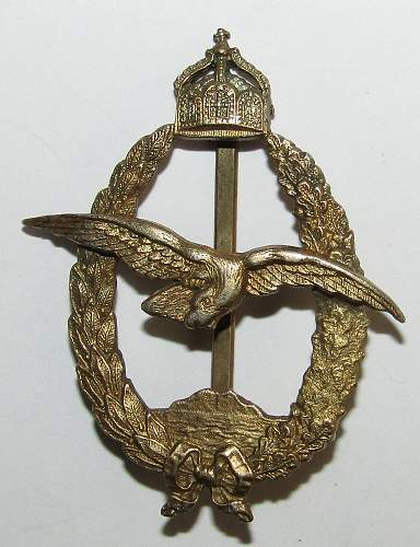 Kaiserliches Deutsches Marine-Beobachter-Pilotenabzeichen (Imperial German Navy Pilot/Observer Badge) ? Prinzen Size Deumer