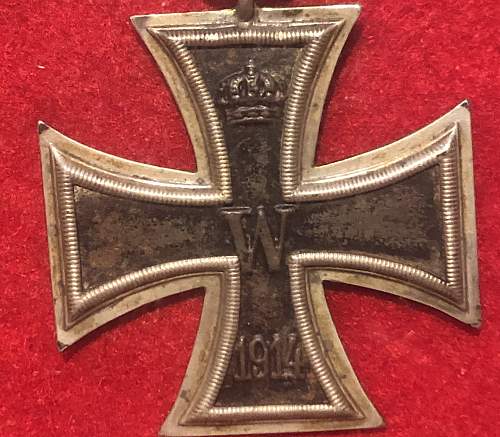 German Iron Cross 1st &amp; 2nd and Commemorative Cross.