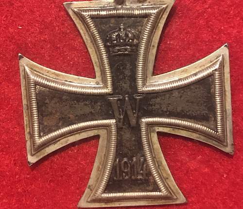 German Iron Cross 1st &amp; 2nd and Commemorative Cross.