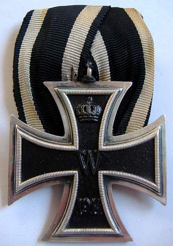 Court Mounted Eisernes kreuz 2. klasse 1914 und Ehrenkreuz des Weltkrieges 1914/1918