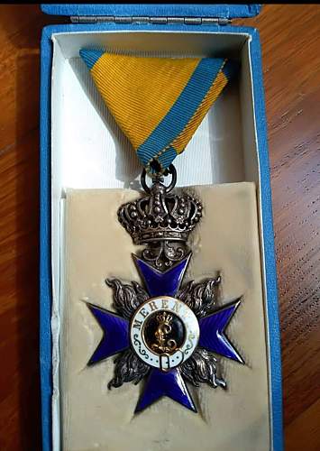 Bayern Militär-Verdienstkreuz 4. Klasse mit Krone
