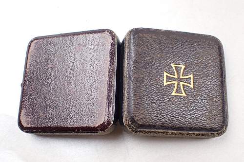Eisernes Kreuz 1.Klasse 1870 (mit Etui / with case) - Original ?