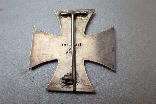 Eisernes Kreuz 1.Klasse 1870 WAGNER &amp; S. 14 LOTH - Original ?