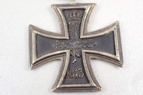 Eisernes Kreuz 2.Klasse 1870 mit Jubiläumseichenlaub 25