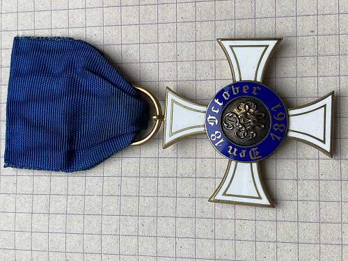 REAL OR NOT? Königlicher Kronen-Orden Kreuz 3.Klasse 1863-1868 / Royal Crown Order Cross 3rd Class 1863-1868