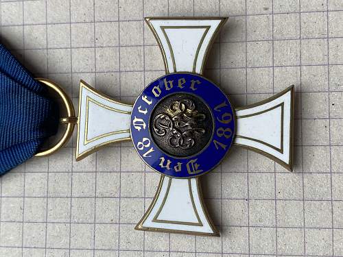 REAL OR NOT? Königlicher Kronen-Orden Kreuz 3.Klasse 1863-1868 / Royal Crown Order Cross 3rd Class 1863-1868