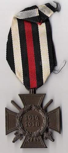 Ehrenkreuz 1914 – 1918