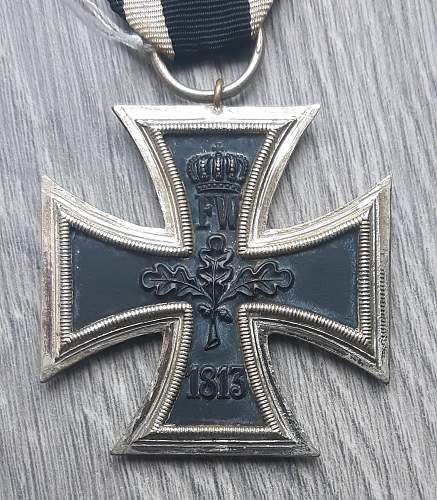 Eisernes Kreuz 2. Klasse 1914 S&amp;L 4 WW2 Frame