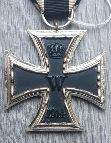 Eisernes Kreuz 2. Klasse 1914 S&amp;L 4 WW2 Frame