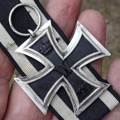 1914 Eisernes Kreuz, Zweite Klasse. Marked ‘Wilm’. Original?