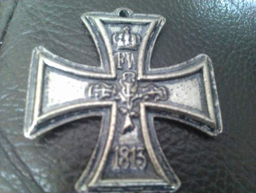 German Iron Cross?? 1813....Real or Fake??... Is it a medal??