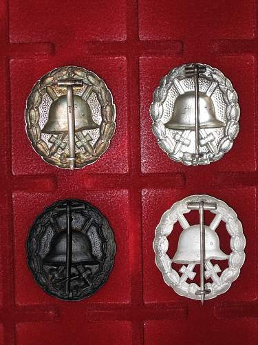 4 Imperial Wound Badges