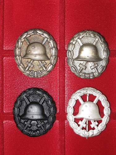 4 Imperial Wound Badges