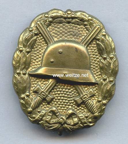 Concerned about a Wound Badge in Gold from German dealer