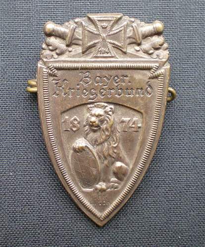 3 Bavarian Warriors Association Badges