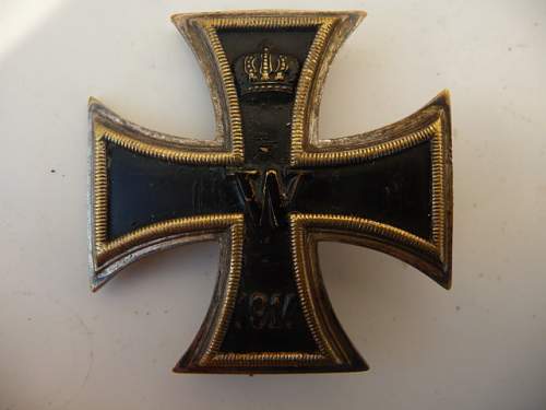 1914 Iron Cross 1st class