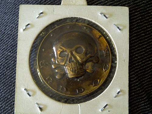 1919 skull coin/award?