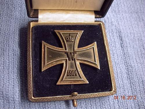 Eisernes Kreuz 1. Klasse, Godet