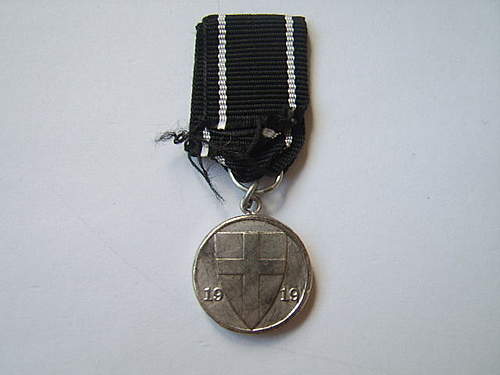 Two Freikorps medals