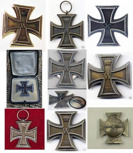 Original 1870 iron cross second class with oak leaves?