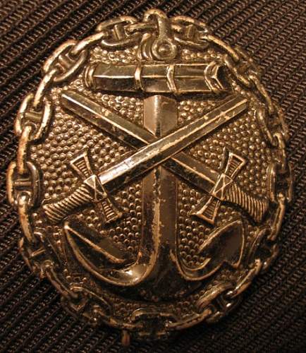 Naval wound badge , good or bad