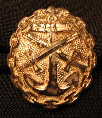 Naval wound badge , good or bad