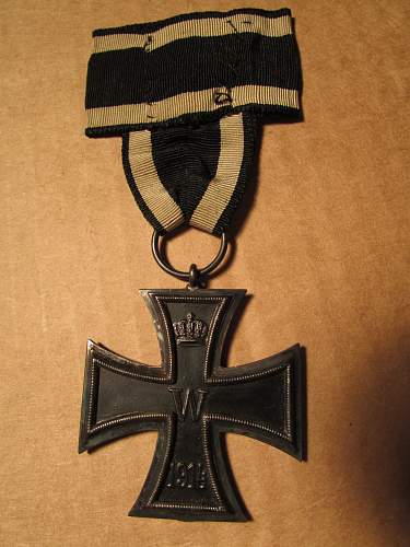 WWI Iron Cross from vet grouping...Opinions??