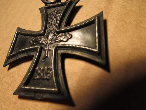 WWI Iron Cross from vet grouping...Opinions??