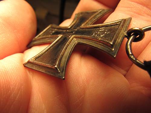 WWI Iron Cross from vet grouping...Opinions??