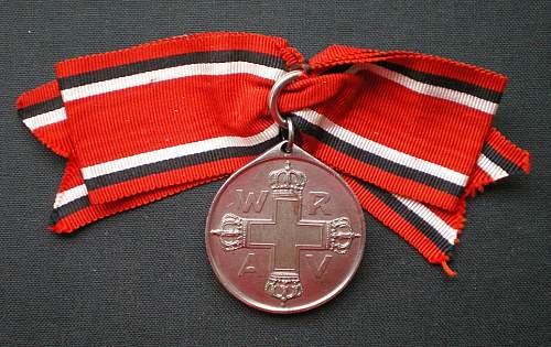 The Prussian Rote-Kreuz-Medaille of 1898