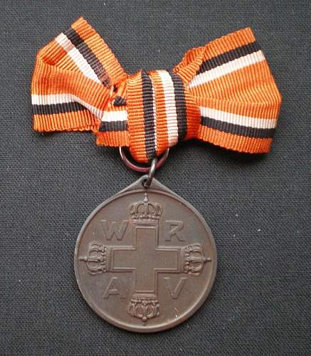 The Prussian Rote-Kreuz-Medaille of 1898