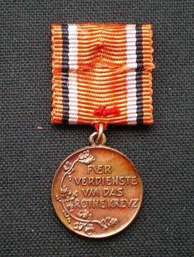 The Prussian Rote-Kreuz-Medaille of 1898