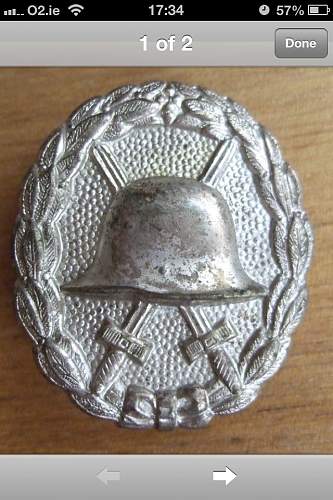 About Imperial wound badges, please