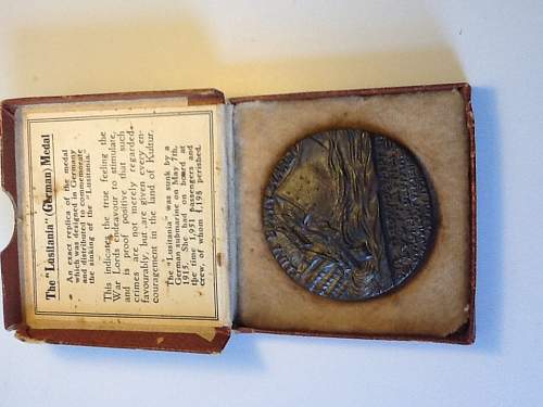 Red Cross Mock Sinking of the Lusitania Medal