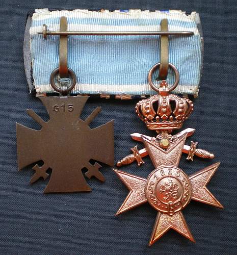 The Bayerisches Militärverdienstkreuz III. Klasse