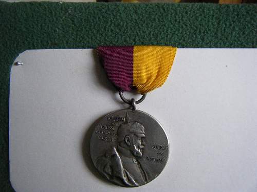 Kaiser Wilhelm medal ID please.